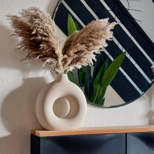 Vase Donut en Céramique A Fleur de Pot