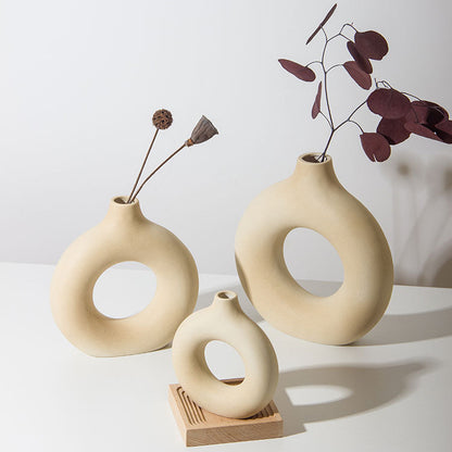 Vase Donut en Céramique