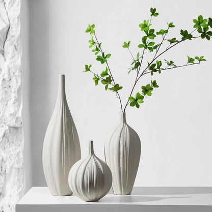 Vase en Céramique Blanc
