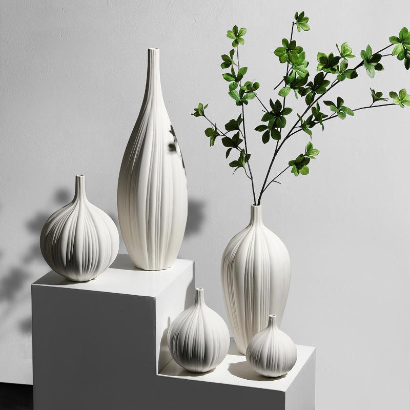 Vase en Céramique Blanc